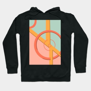 Abstract geometric circles Hoodie